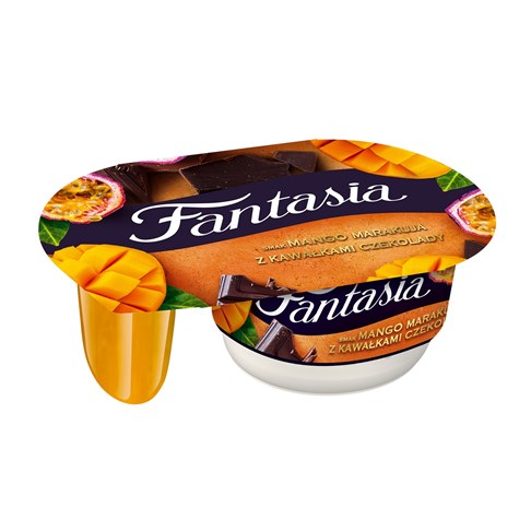 DANONE FANTASIA PR. ŻÓŁTE OWOCE Z KAW CZEK 116g/12