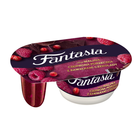 DANONE FANTASIA CZERWONE OWOC Z KAW. CZEK. 116g/12