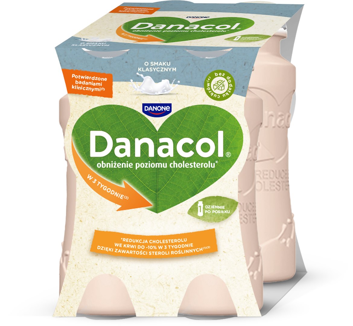 DANONE DANACOL JOGURT PITNY NATURALNY 100g/4