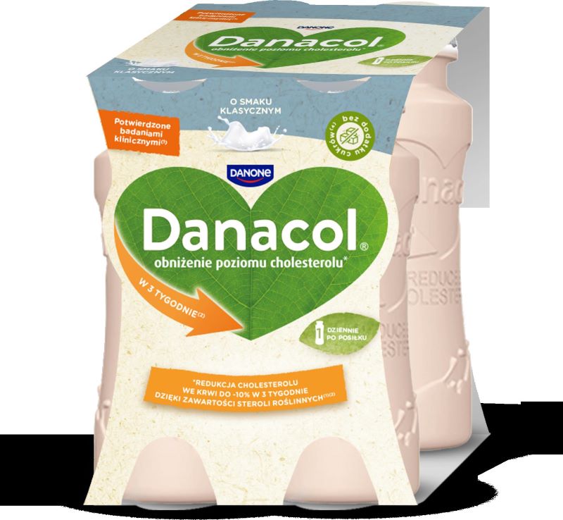 DANONE DANACOL JOGURT PITNY NATURALNY 100g/4