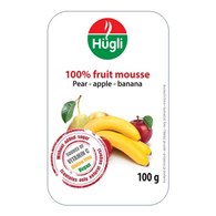 HUGLI MUS JABŁKO-BANAN-GRUSZKA 100g/50