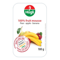HUGLI MUS JABŁKO-BANAN-GRUSZKA 100g/50