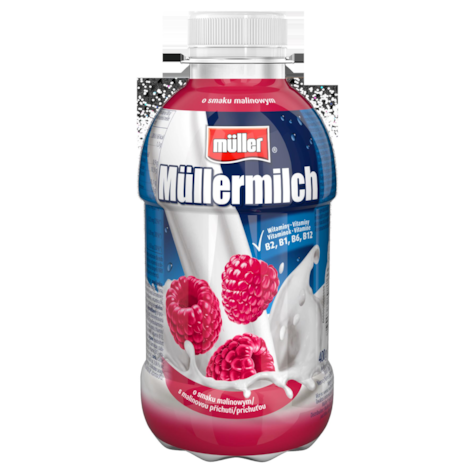 MULLER MILK MALINA 400ml/12