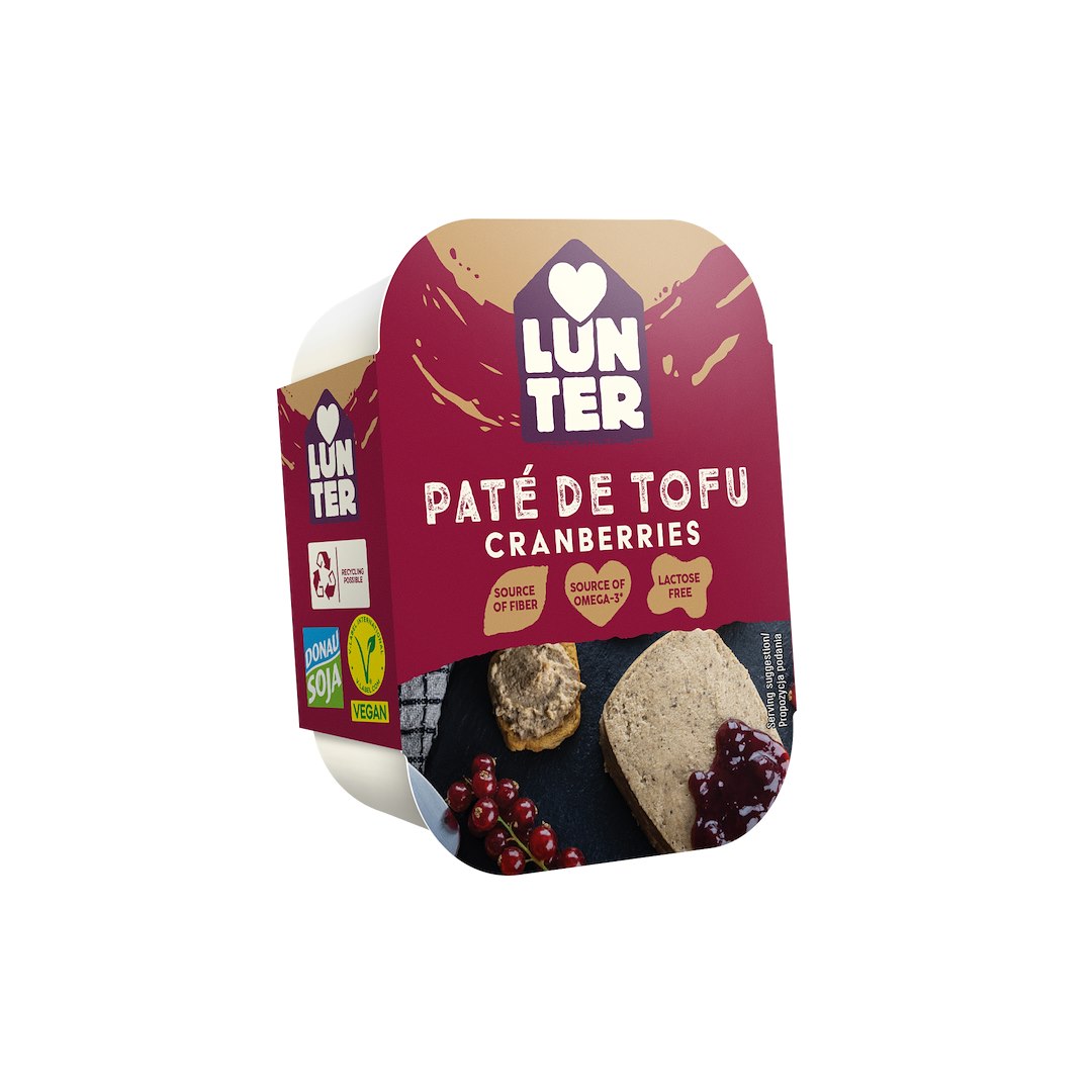 LUNTER PASZTET TOFU Z ŻURAWINĄ 150g/9