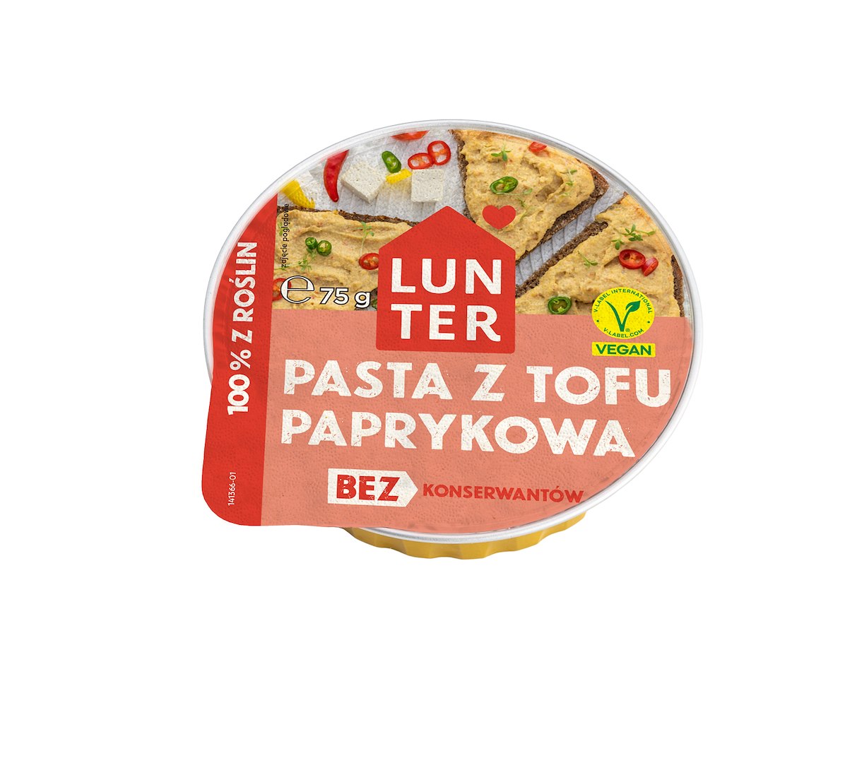 LUNTER PASTA Z TOFU PAPRYKOWA 75g/10