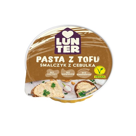 LUNTER SMALCZYK ROŚLINNY Z TOFU I CEBULĄ 75g/10