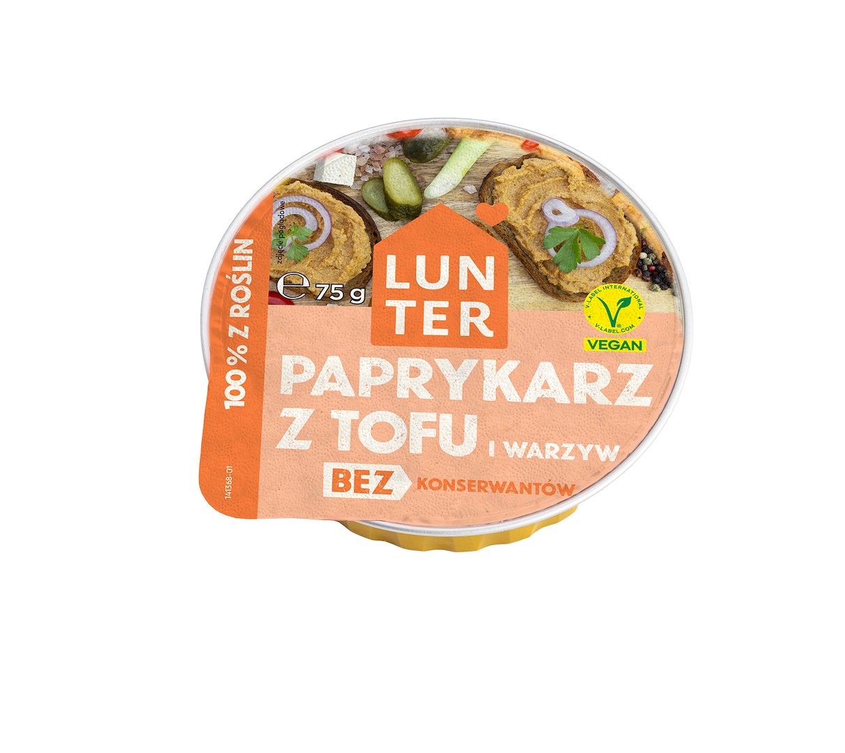 LUNTER PAPRYKARZ Z TOFU I WARZYWAMI 75g/10