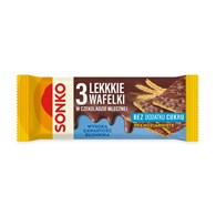 SONKO 3 LEKKIE WAFELKI W CZEK.MLECZNEJ B/C 36g/11