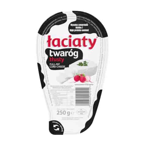 ŁACIATE TWARÓG TŁUSTY KLINEK 250g/6