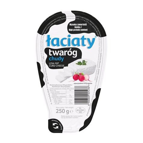ŁACIATE TWARÓG CHUDY KLINEK 250g/6