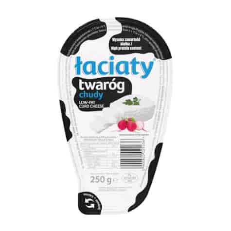 ŁACIATE TWARÓG CHUDY KLINEK 250g/6
