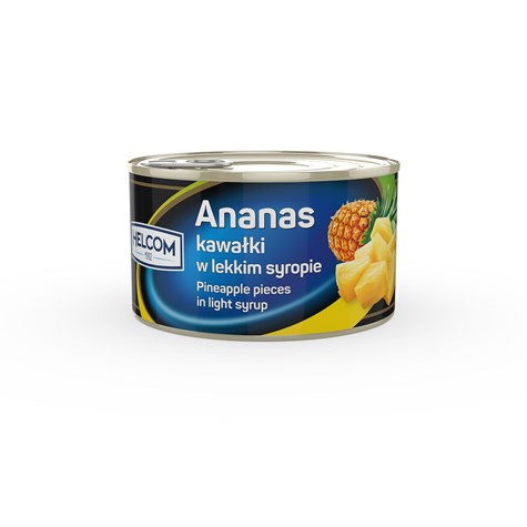 GREEK ANANAS W LEKKIM SYROPI KAWAŁKI 227g/137g/24
