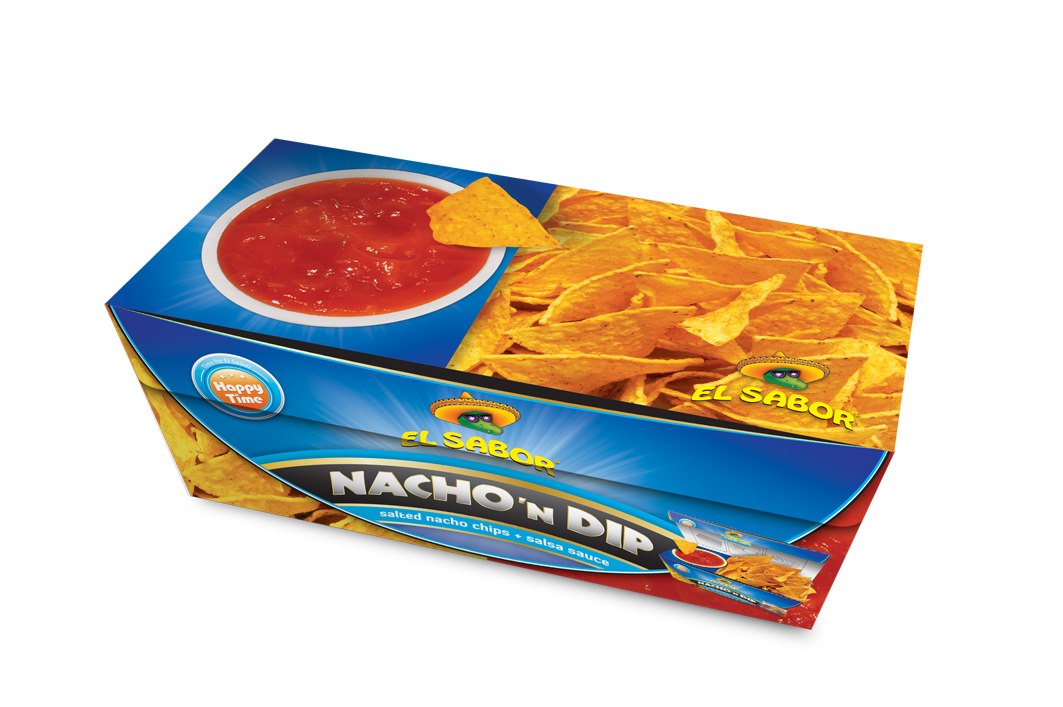 GREEK NACHOS & DIP CHIPSY CHILLI 175g/12 EL SABOR