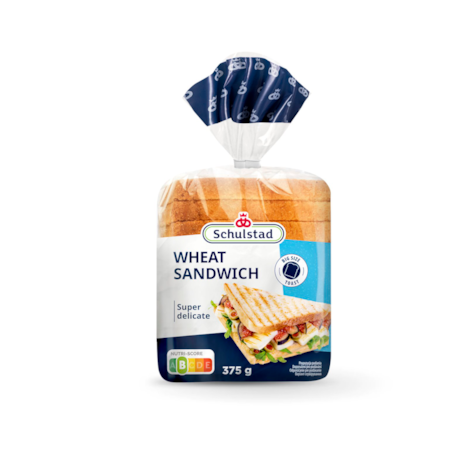 SCHULSTAD SANDWICH WHEAT TOST 375g/14