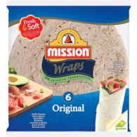 MISSION WRAPS FRESH&SOFT ORIGINAL 4x25cm 245g/16