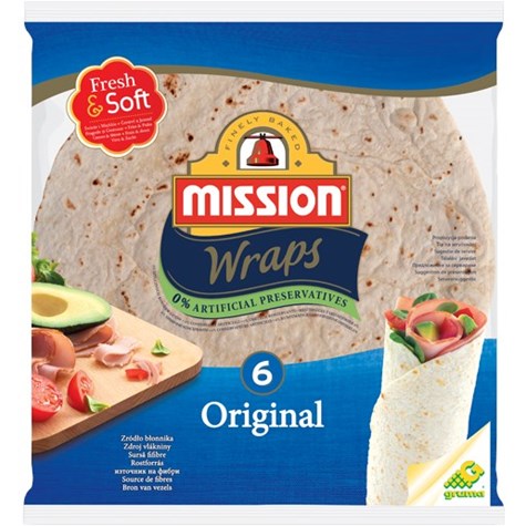 MISSION WRAPS FRESH&SOFT ORIGINAL 4x25cm 245g/16
