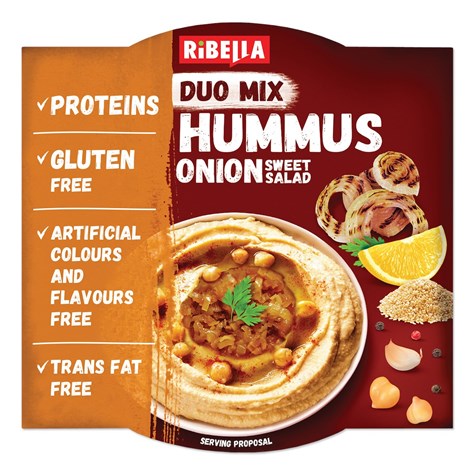 RIBELLA HUMMUS Z KARMELIZOWANYM CZOSNKIEM 200g/12