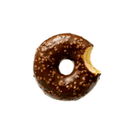 LA LOR. DONUT O SMAKU CZEKOLADOWYM CHOC ALM 56g/48
