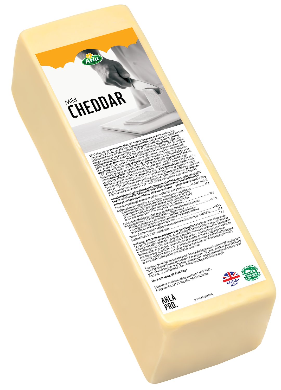 ARLA SER CHEDDAR BLOK ok. 2,5kg (8)