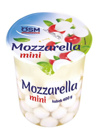 SKIERNIEWICE MOZZARELLA MINI 400g/6