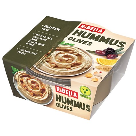 RIBELLA HUMMUS Z OLIWKAMI 200g/12