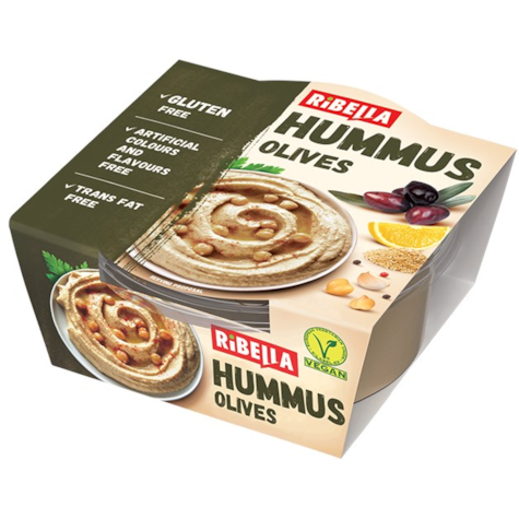 RIBELLA HUMMUS Z OLIWKAMI 200g/12