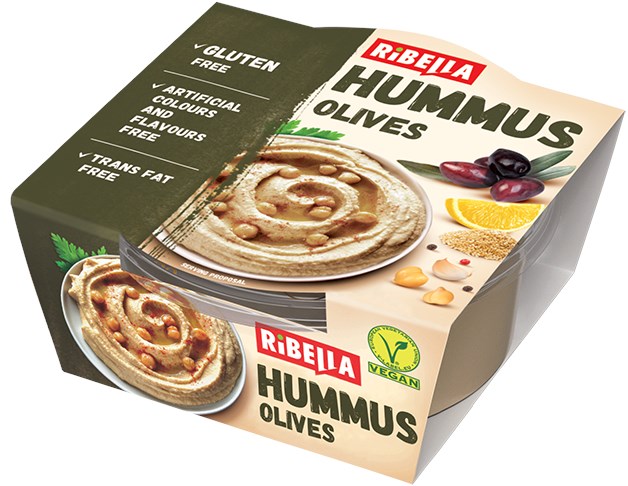 RIBELLA HUMMUS Z OLIWKAMI 200g/12