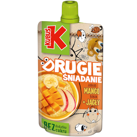KUBUŚ MUS MANGO-KASZA JAGLANA 100g/12