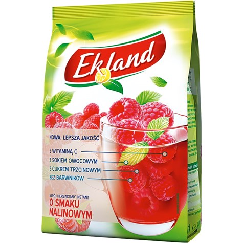 EKLAND NAPÓJ HERBACIANY MALINOWY 300g/12