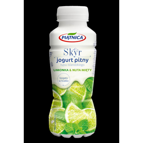 PIĄTNICA JOGURT 350g SKYR PITNY LIMON-MIĘTA (12)