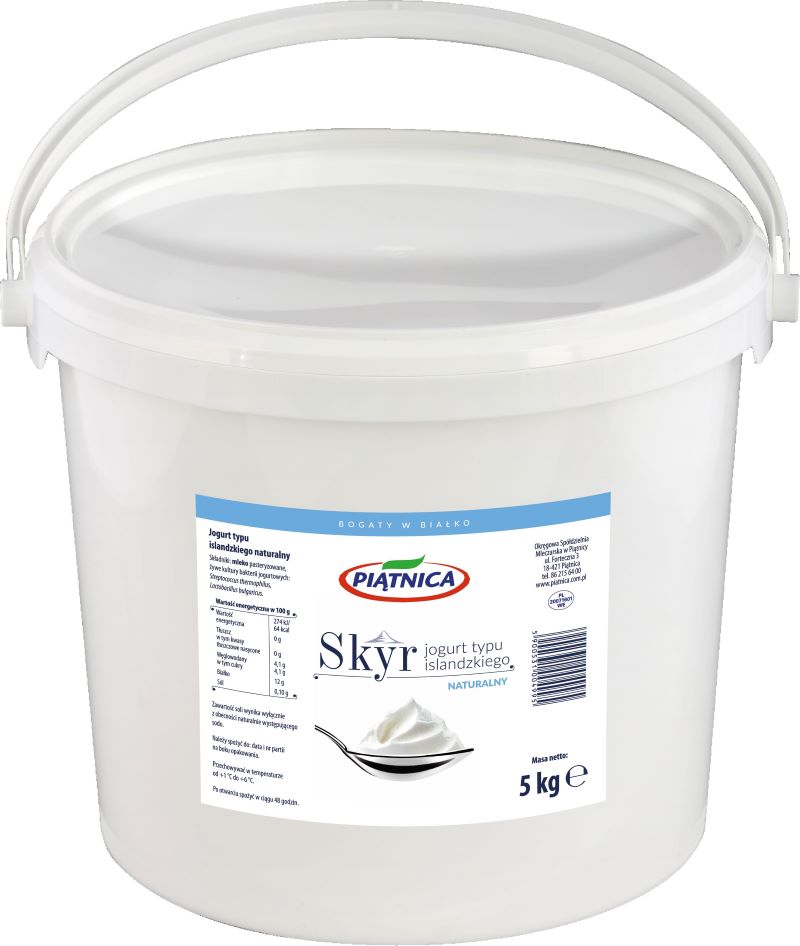PIĄTNICA HORECA JOGURT SKYR NATURALNY 5kg
