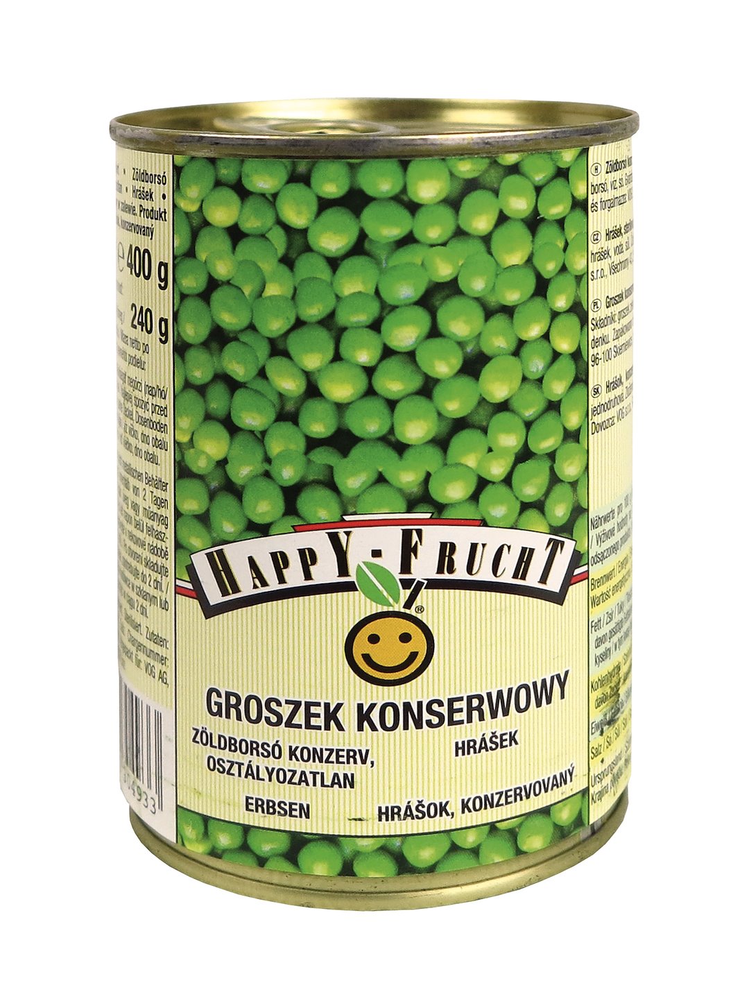 HAPPY FRUCHT GROSZEK 400g/240g (10)