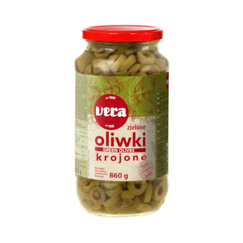 LIM VERA OLIWKI ZIELONE KROJONE 860g/450g (6)