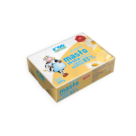 ROLMLECZ MASŁO EXTRA WIEJSKIE 200g/8