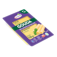 MLEKPOL SER PLASTRY 150g GOUDA BEZ LAKTOZY (12)