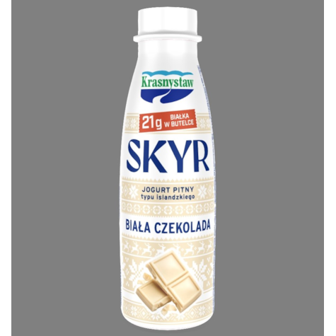 KRASNYSTAW SKYR BIAŁA CZEKOLADA I KOKOS 330g/6