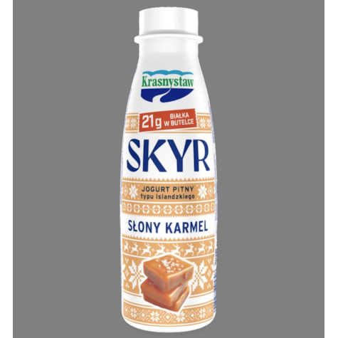 KRASNYSTAW SKYR SOLONY KARMEL 330g/6