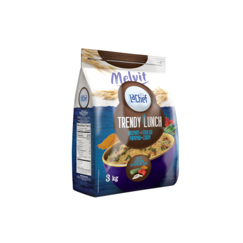 MELVIT TRENDY LUNCH 3kg BASM-FAS-PAP-CURRY La Chef