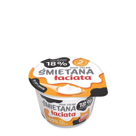 ŁACIATE ŚMIETANA 180g 18% (12)