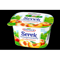 PIĄTNICA SEREK HOMO BRZOSKWINIOWY 150g/12
