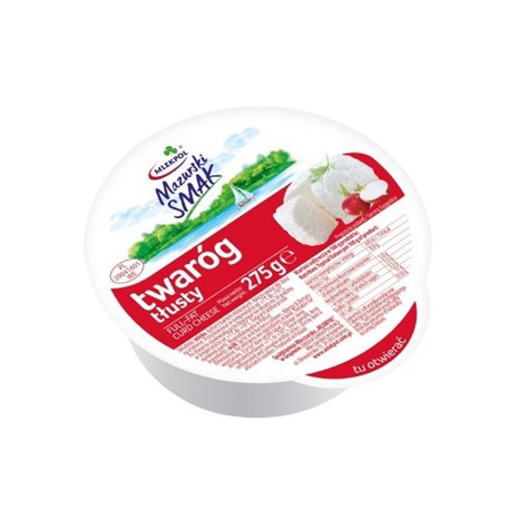 MAZURSKI SMAK TWARÓG TŁUSTY 275g/8 krążek