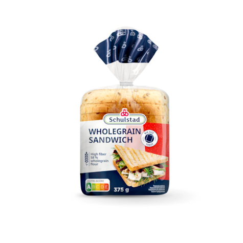 SCHULSTAD SANDWICH WHOLEGRAIN TOST 375g/14