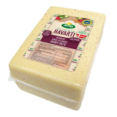 ARLA SER HAVARTI ok. 2,36kg JALAPENO (2)