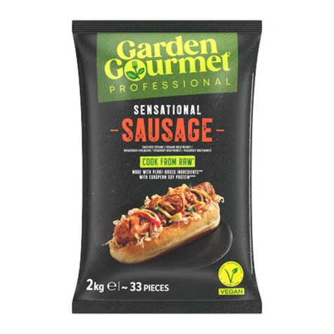 GARDEN GOURMET KIEŁBASKI WEGAŃSKIE 33 szt. 2kg/3