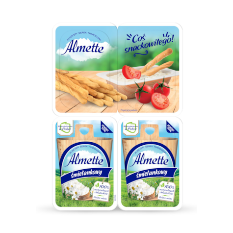 HOCHLAND ALMETTE 120g (4x30g) MINI ŚMIETANKA (8)