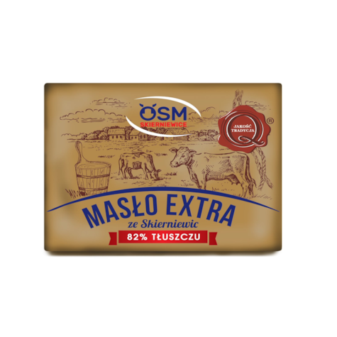 SKIERNIEWICE MASŁO EXTRA 82% 200g/50