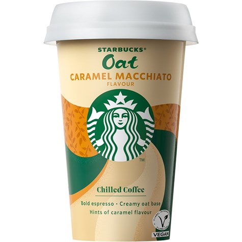 ARLA STARBUCKS OAT CARAMEL MACCHIATO 220ml/10