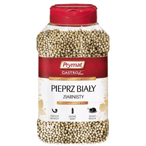 PRYMAT PIEPRZ BIAŁY ZIARNISTY 550g/6 pet