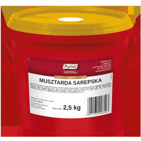PRYMAT MUSZTARDA SAREPSKA 2,5kg (wiadro)