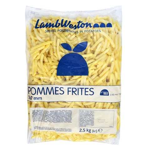 LAMB FRYTKI POMMES FRITES 7x7mm LW F77 2,5kg/4